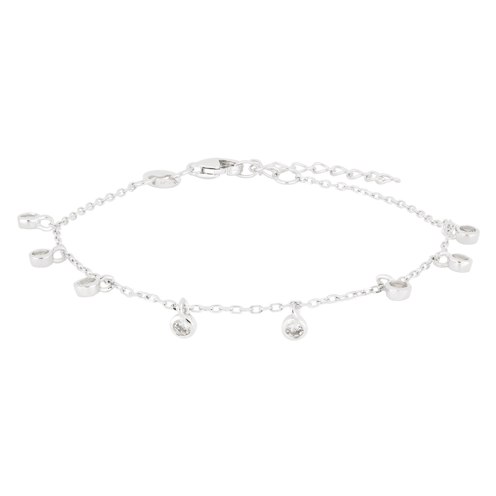 Silver bracelet GIANOR 3mm 17+3cm