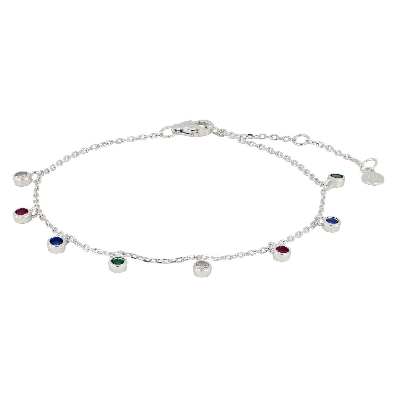 Silver bracelet GIANOR 3mm 17+3cm