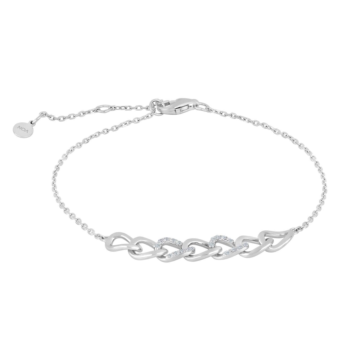 Silberarmband JASMINNOR - Rhodiniert
