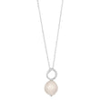 Silber von BAROQUE52 Perle+Kette 45+5cm