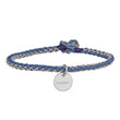 Handgeflochtenes Armband 16,5cm STUDENT blau