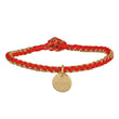 Handgeflochtenes Armband 16,5cm STUDENT rot