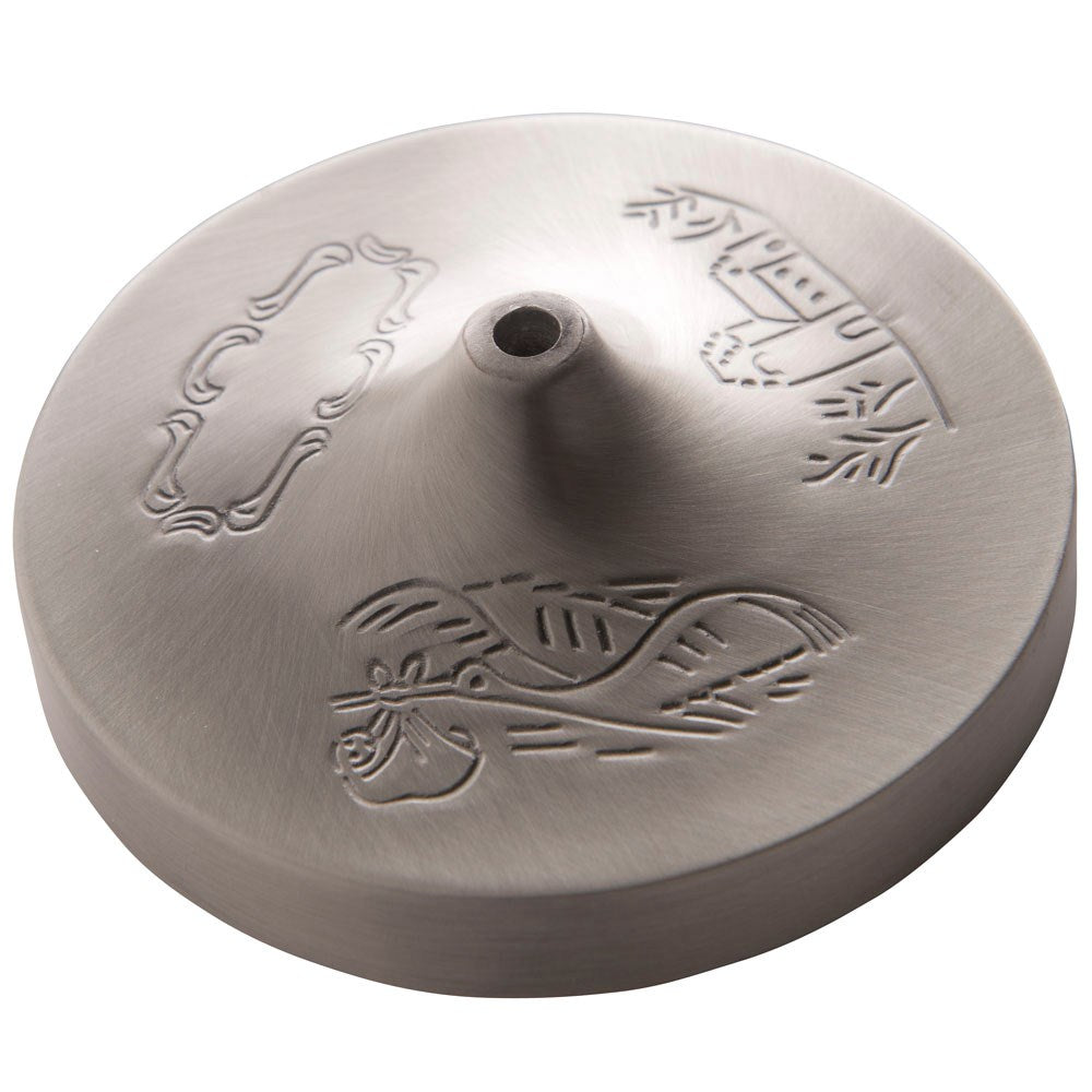 Verzinnter Flaggenmast 38,5 cm Taufmotivfuẞ