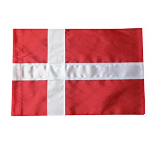 Dänische Flagge Dannebrog 30 cm 7,5 x 11,5 cm