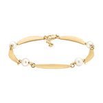 Siersbøl 14kt. Gold Armband Perle 18+2cm