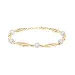 Siersbøl 14kt. Gold Armband Perle 18+2cm
