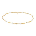 Siersbøl 8kt. Gold Collier Perle 41+3cm