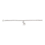Siersbøl Rhodiniertes Silber Armband Bambi 15cm