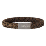 SON bracelet dark brown calfskin 10mm