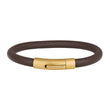 SON Armband braunes Kalbsleder 6mm