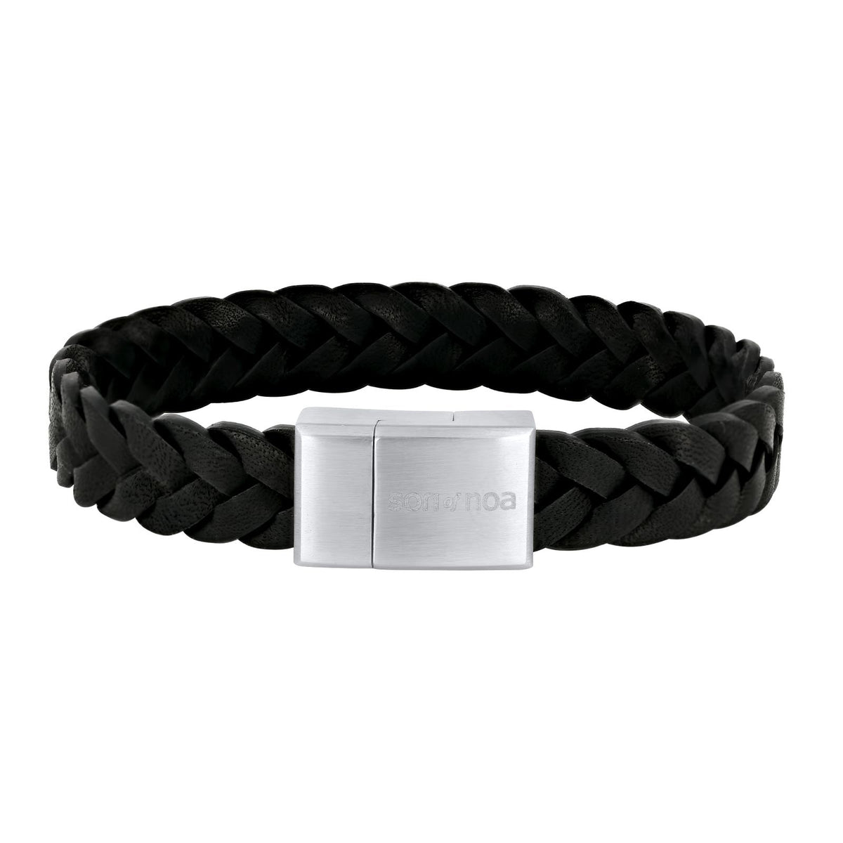 SON armbånd sort kalveskind