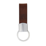 SON key ring brown calf leather 9cm