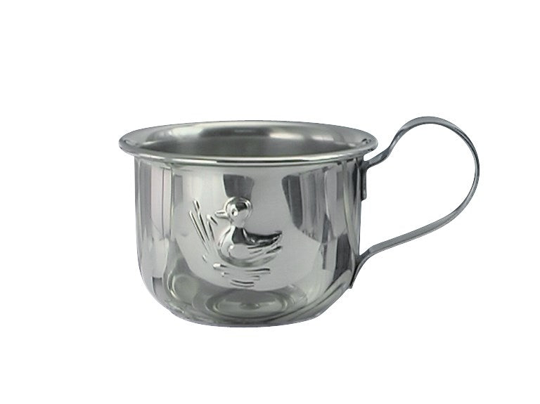 Rustfrit stål krus m. and 5cm