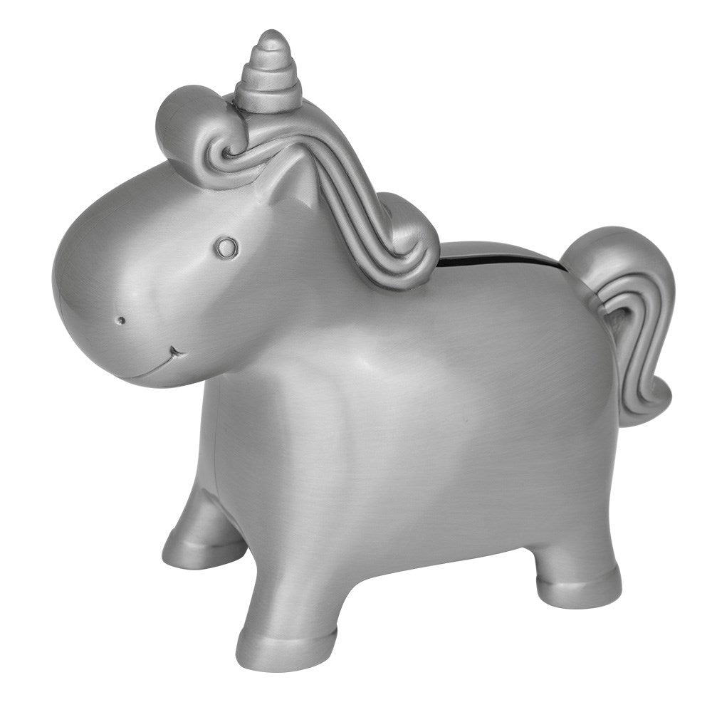 Spardose in Verzinnt - Einhorn