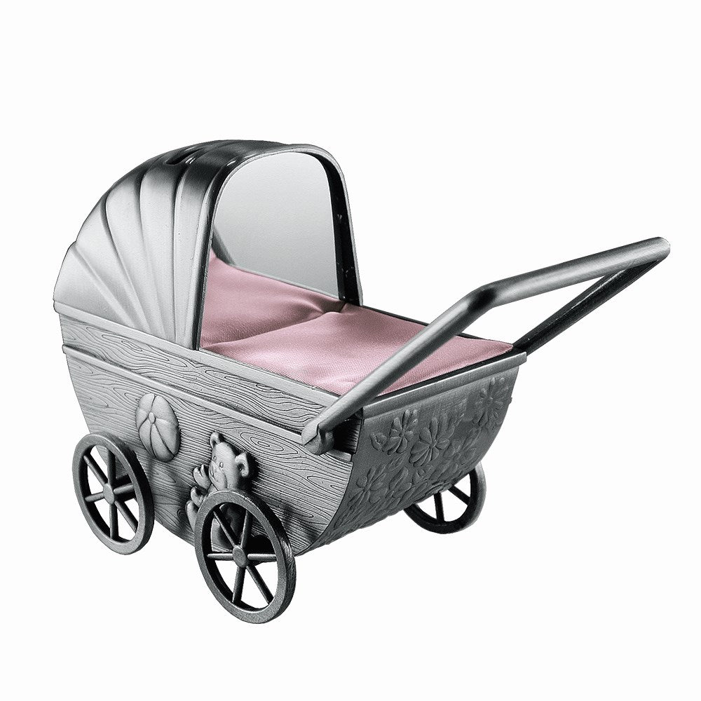 Kinderwagen Sparbüchse verzinnt