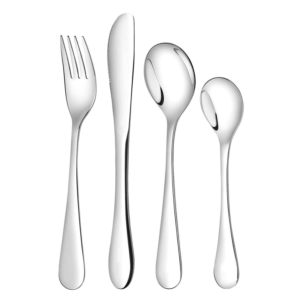 Rustfrit stål bestik - blank