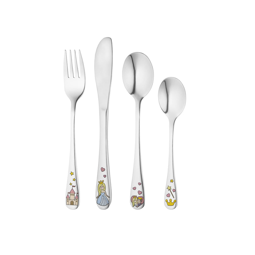 Stainless steel cutlery Princess w. enamel
