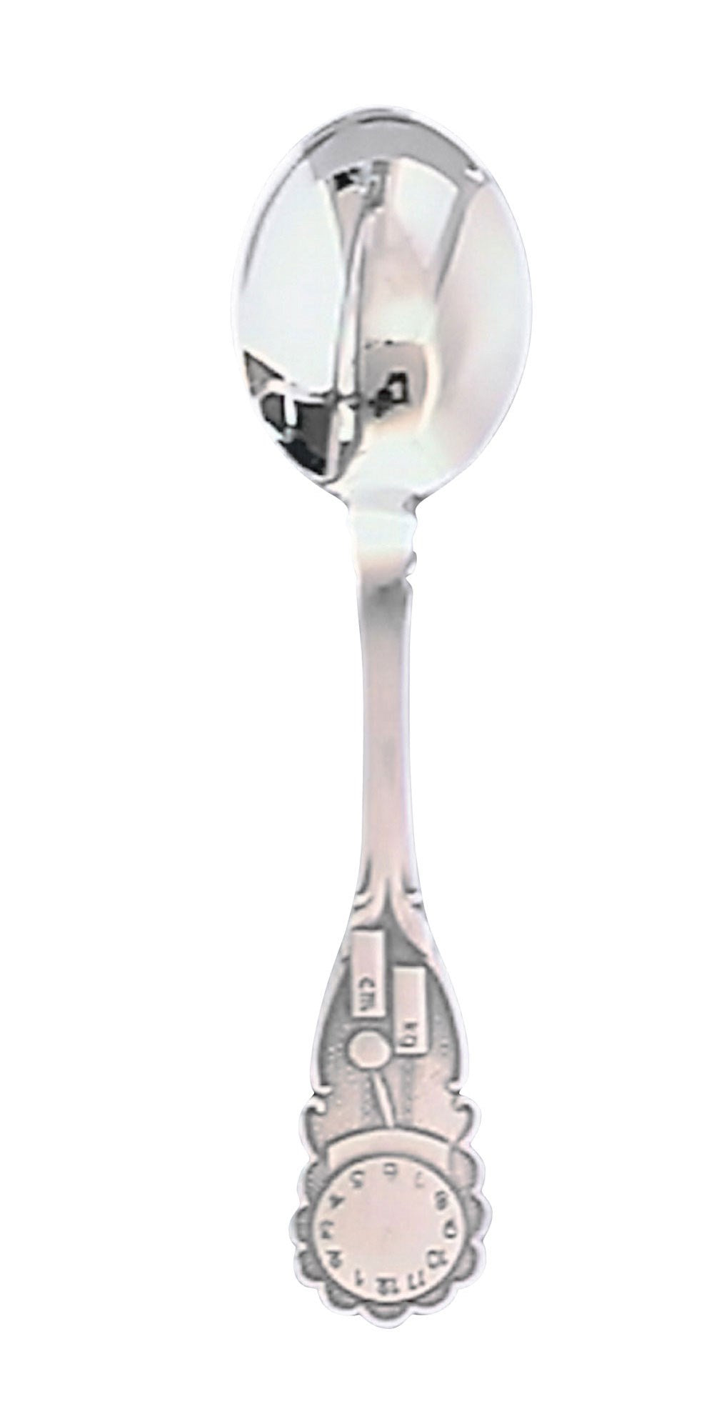 Uhrlöffel oxidiertes 830 Silber