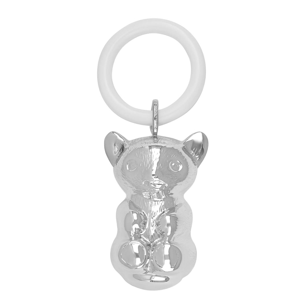 Forsølvet rangle bamse