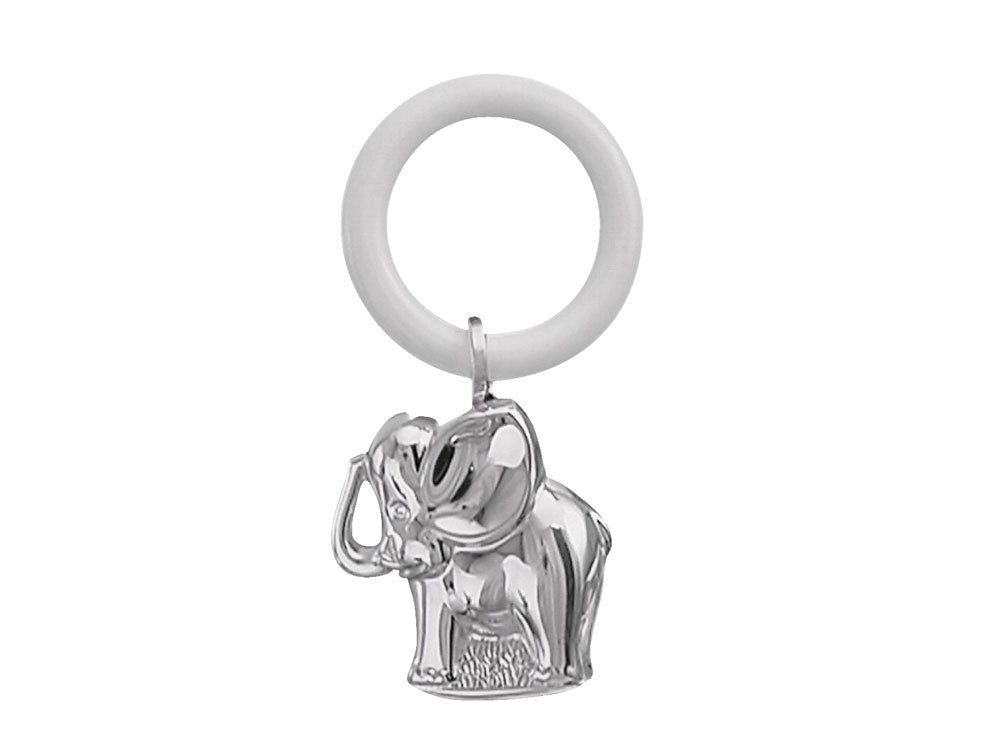 Elefant Rassel Versilbert