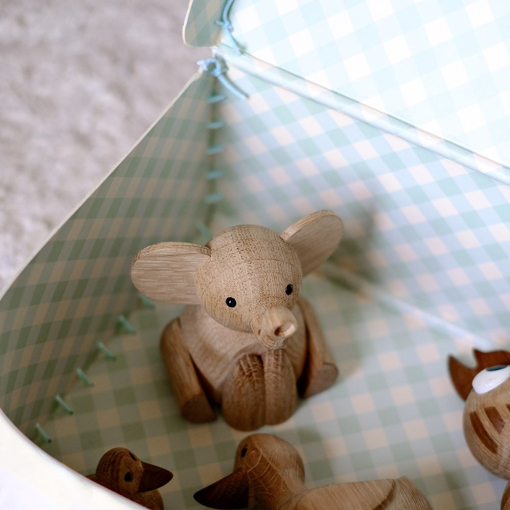 Holzfigur, Elefant 8cm