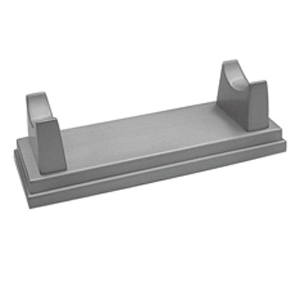 Pewter plated foot baptismal/wedding certificate pipe