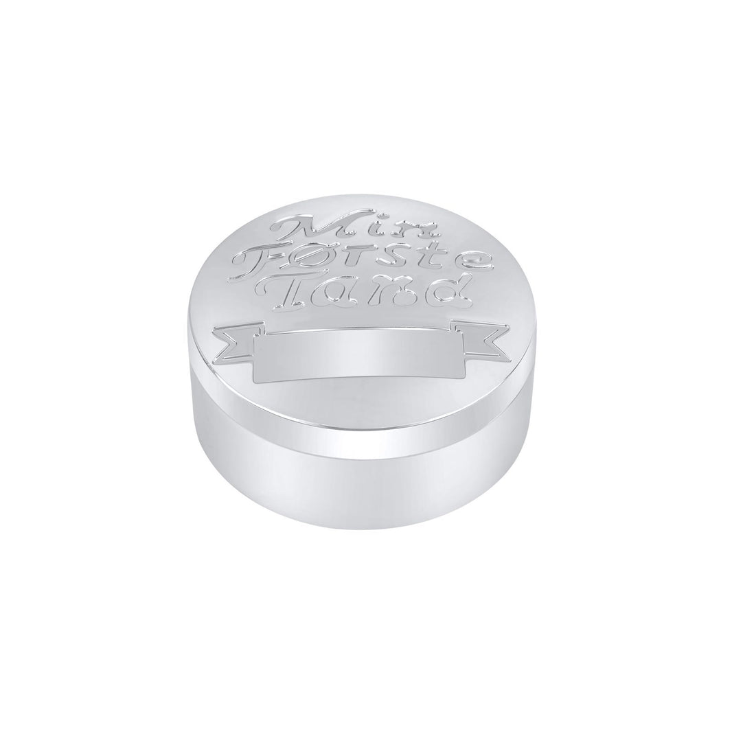 Forkromet æske min første tand