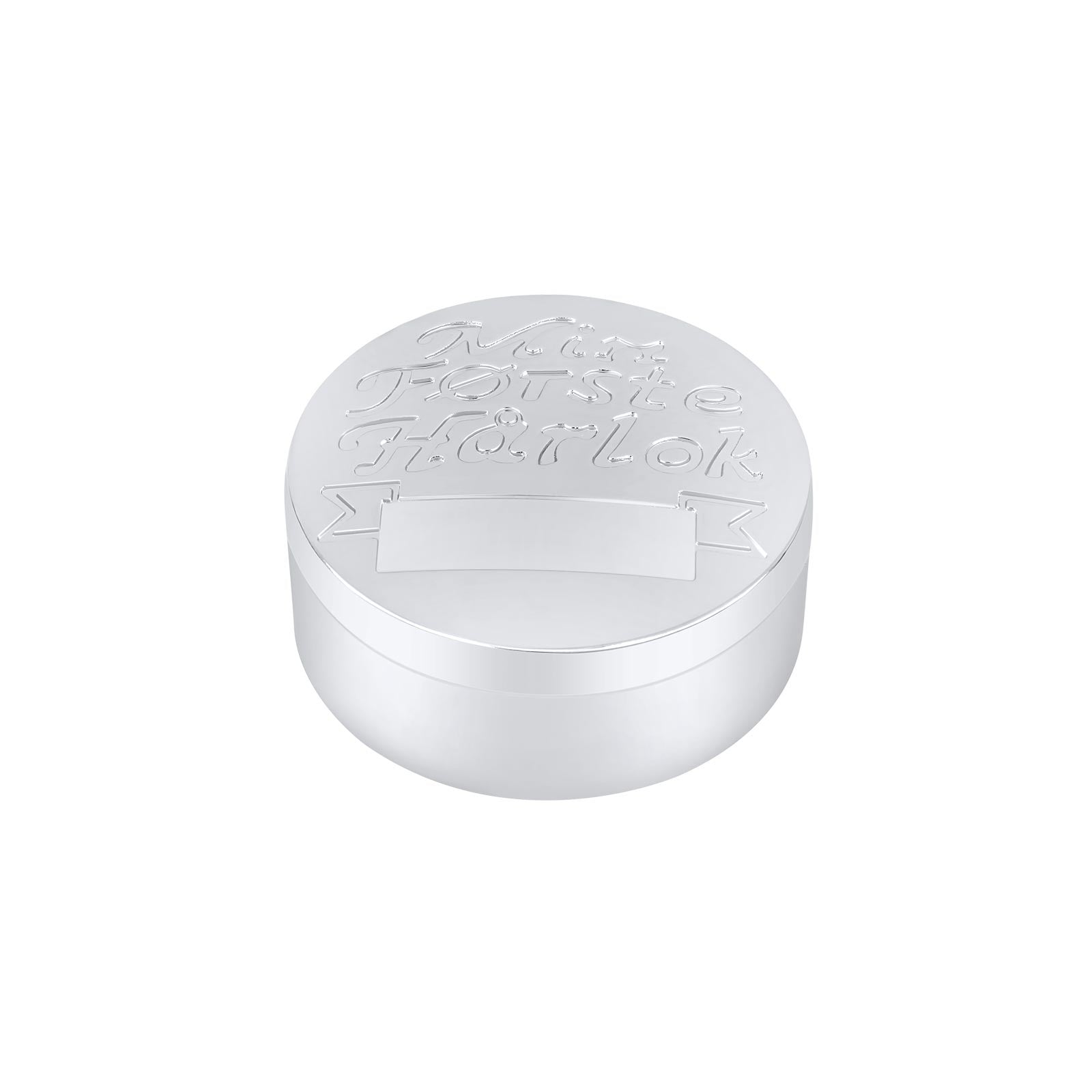 Verchromte Box Meine erste Haarlocke