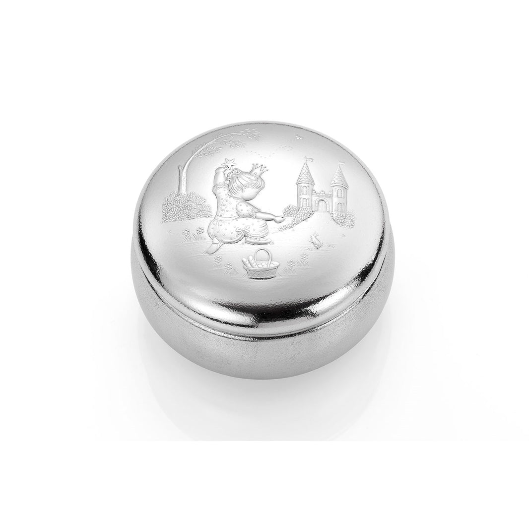 Jewelery box in pewter