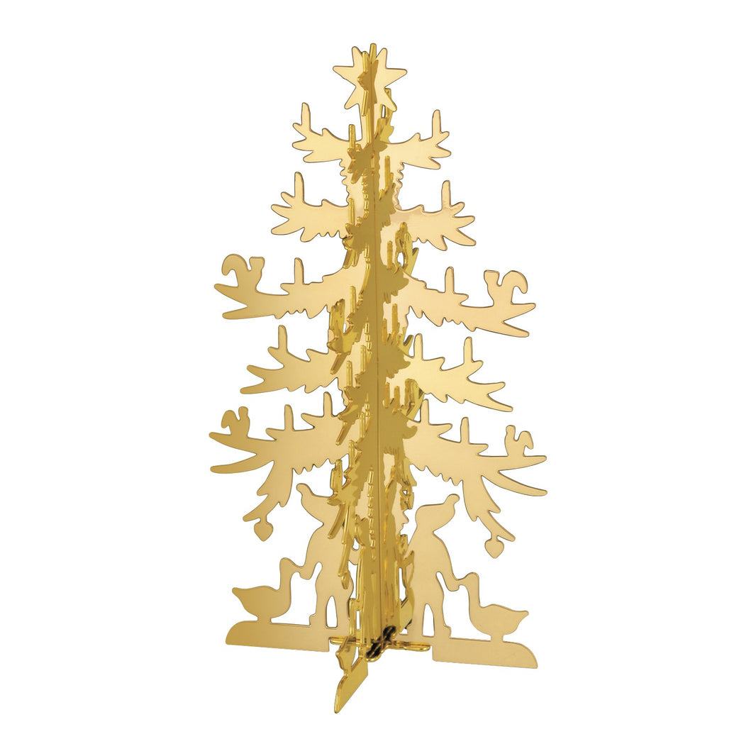 The fir tree - large - gold-plated