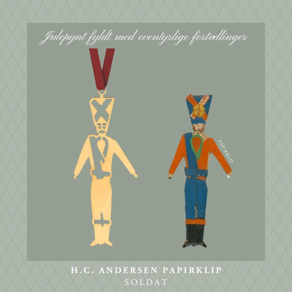 Anhänger - Soldat - vergoldet