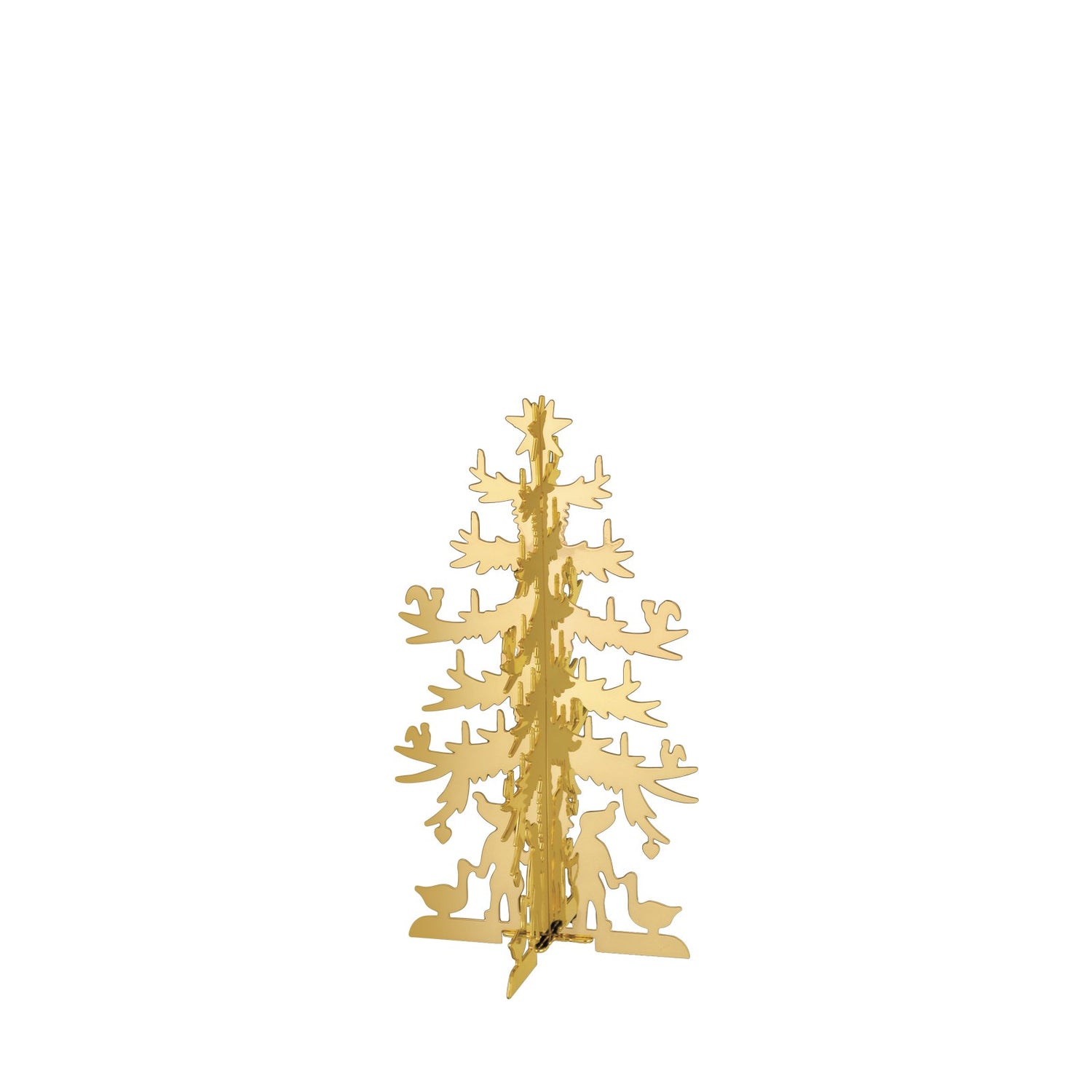 Tannenbaum mini 9cm - vergoldet