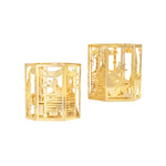 2pcs Candleholder/The prinsess and the Pea/18k