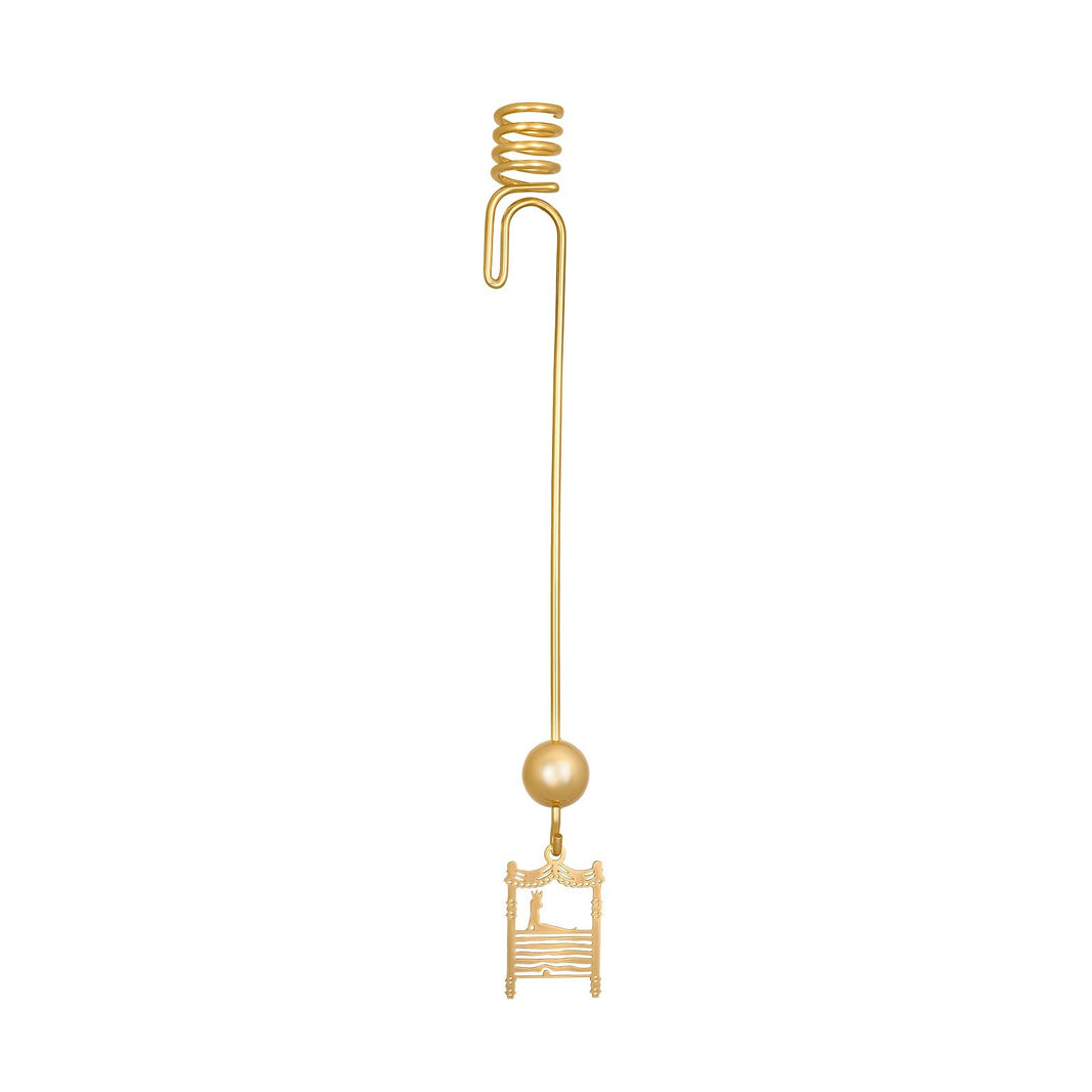 Candleholder -The prinsess and the Pea - 18k gp