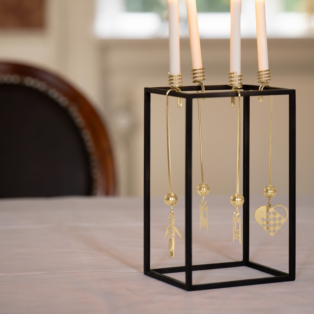 Candleholder -The prinsess and the Pea - 18k gp