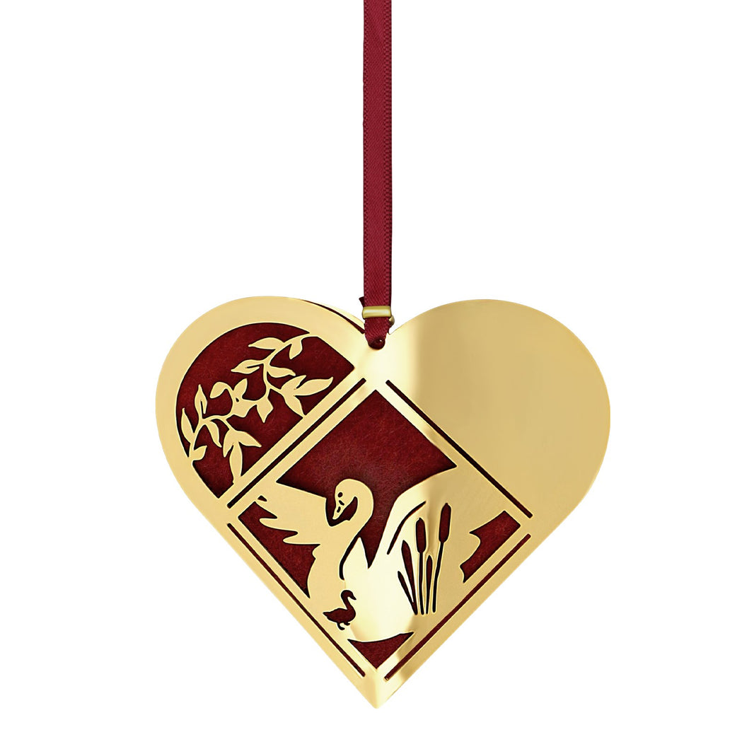 Heart - the ugly Duckling - 18k gold plated