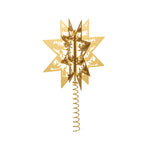 Star - Tree topper - gold-plated 16,5cm
