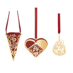 3 pcs. miniature - The Steadfast Tin Soldier- 18k gold plated