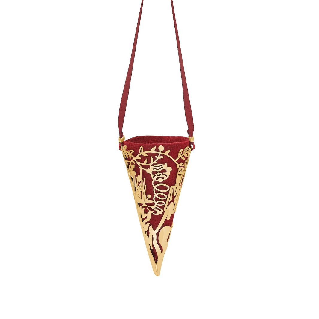 Mini cone -The Steadfast Tin Soldier- 18k gold pl