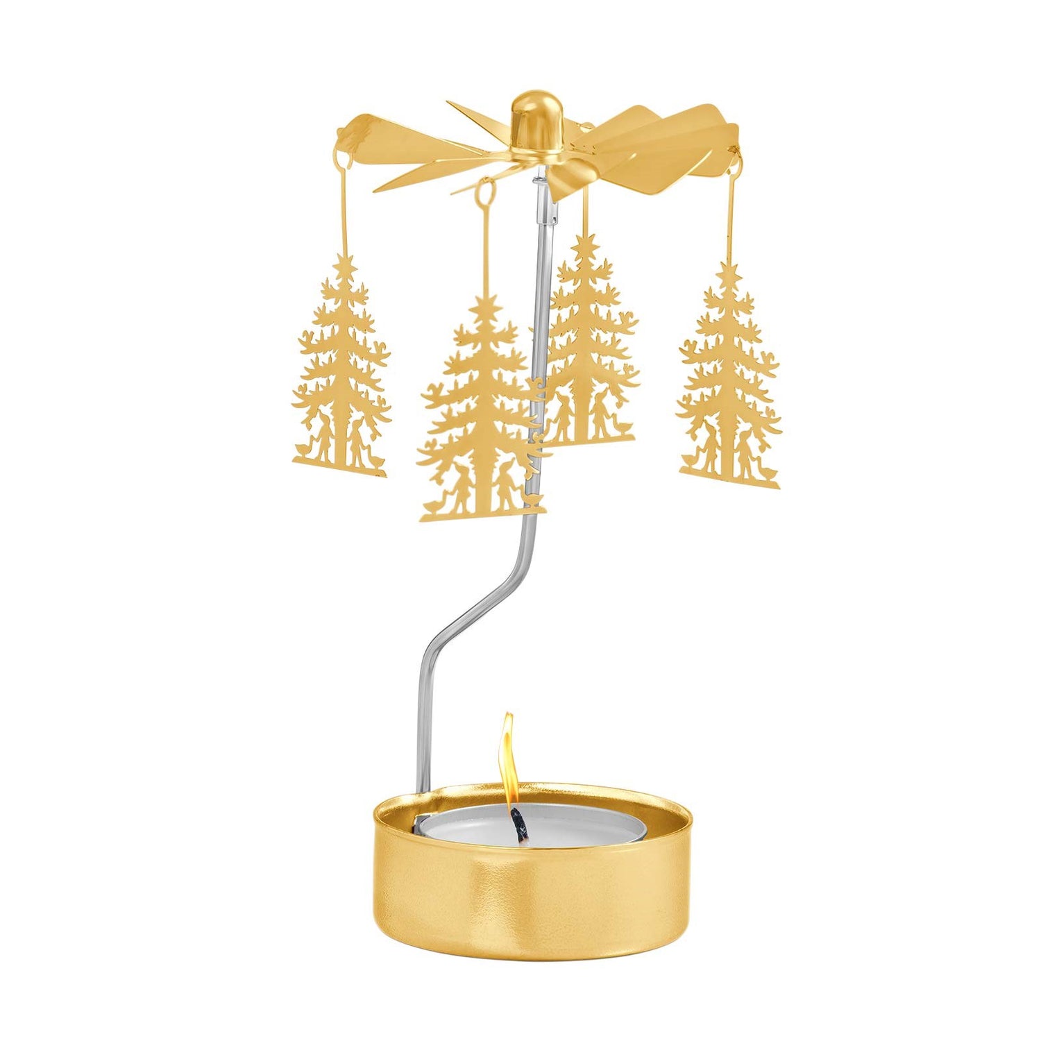 Rotary Candle Holder w. The fir tree