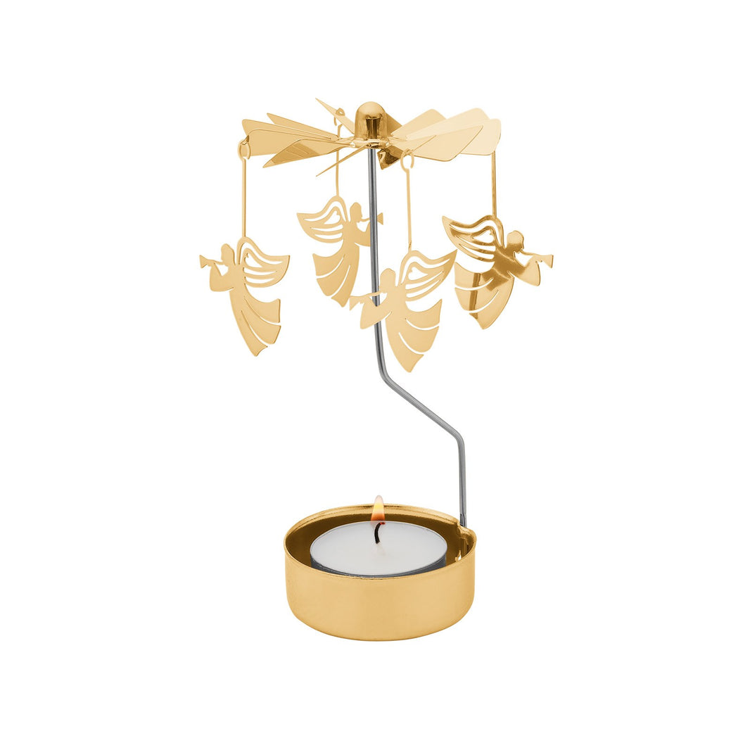 Rotary Candle Holder w. angels