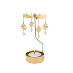 Rotary Candle Holder w. snowflakes