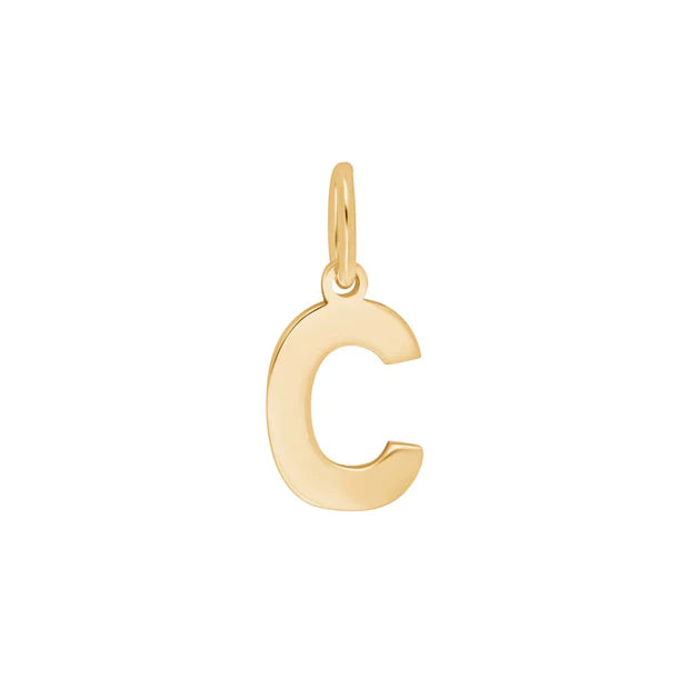 Forg. silver pendant letter