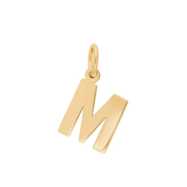 Forg. silver pendant letter