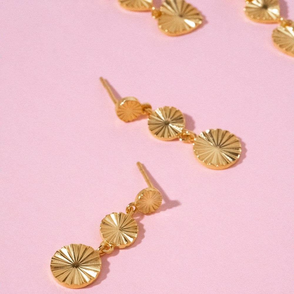 Sølv ørehængere cirkel ACTOR52