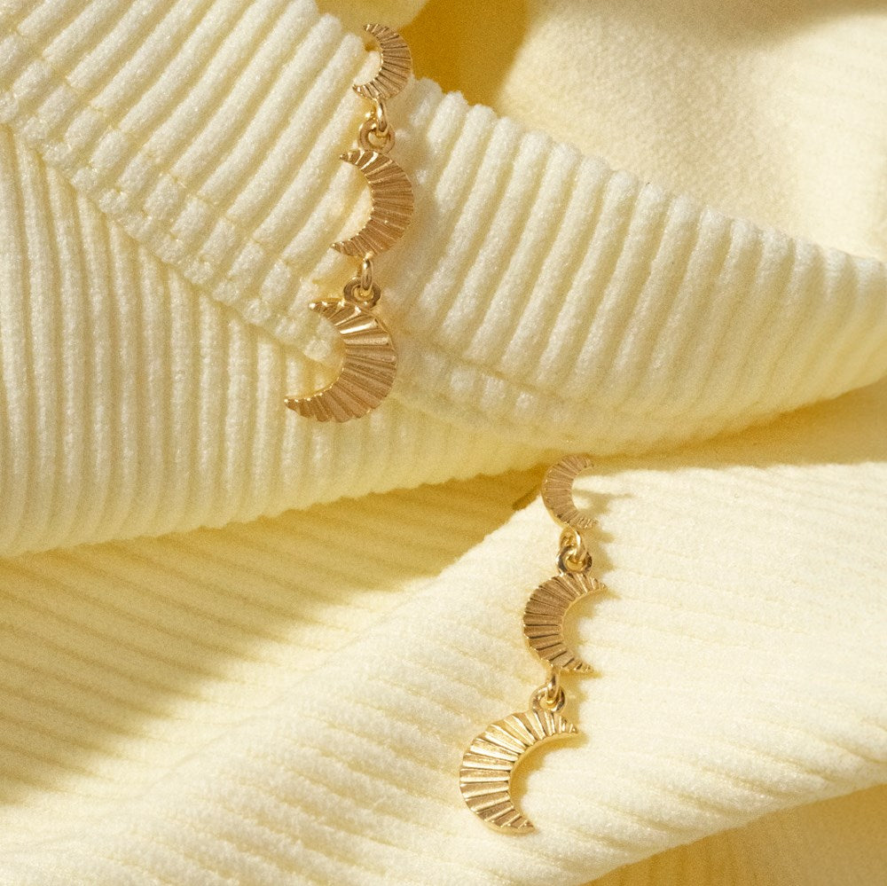 Silberohrringe Mond ACTOR52