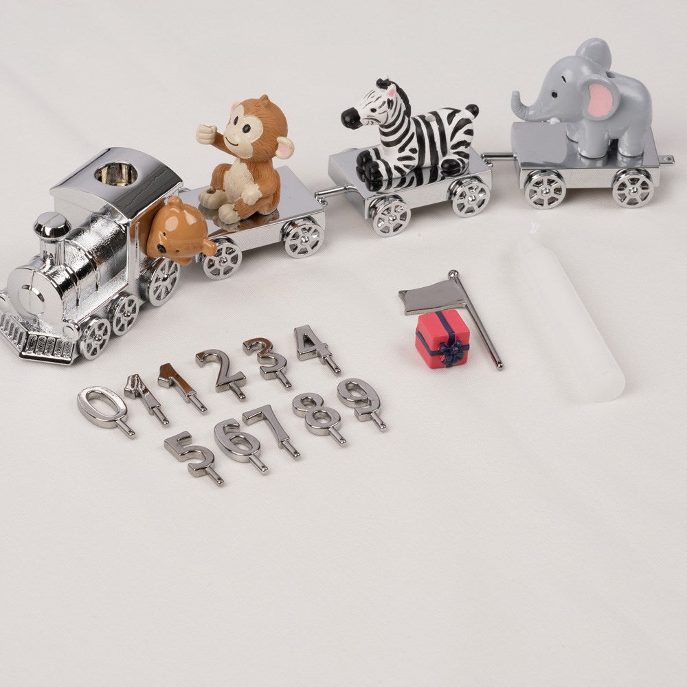 Chromeplated Birthday train - ZOO