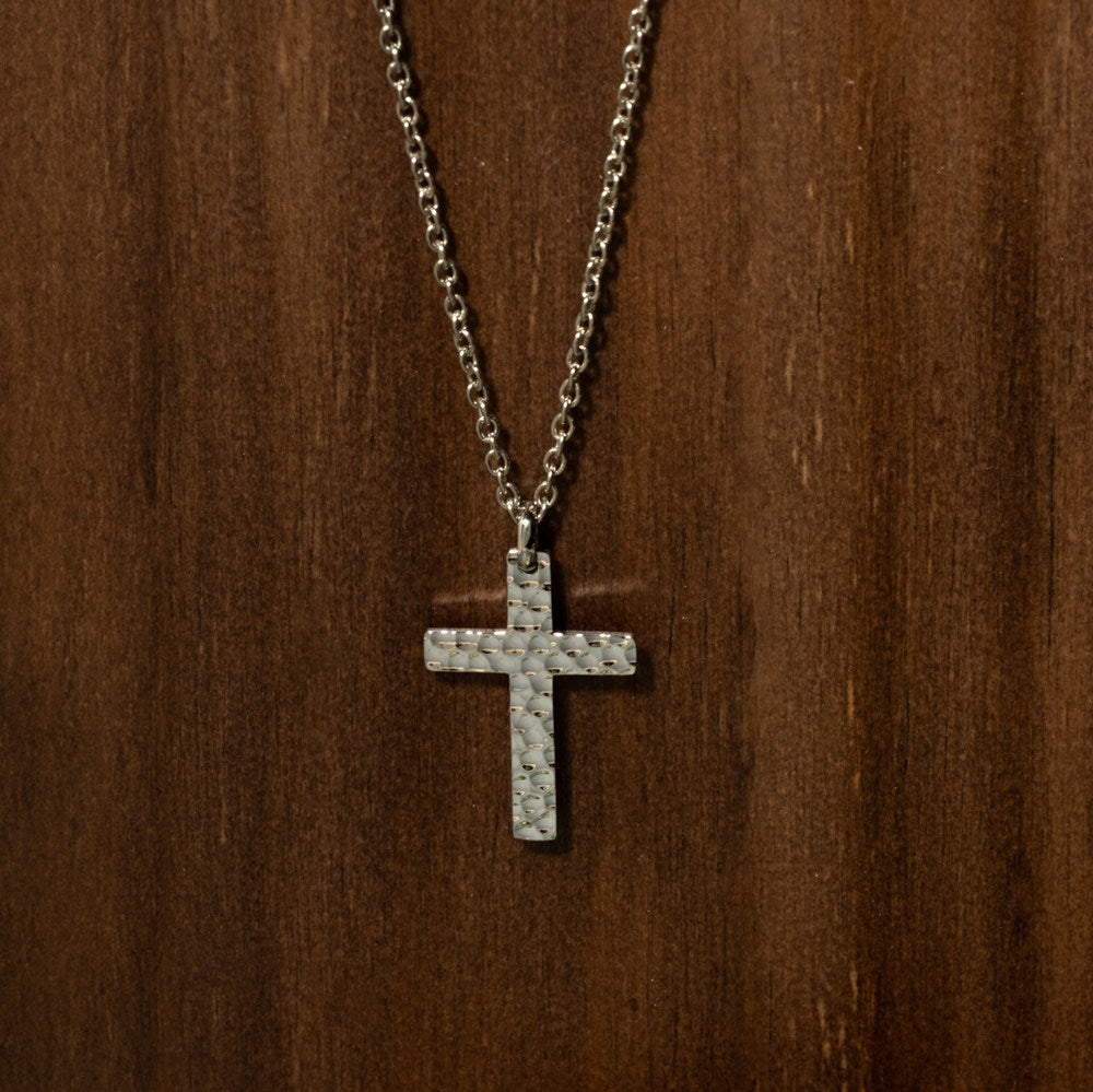 SON  Halskette Stahl mit Kreuz