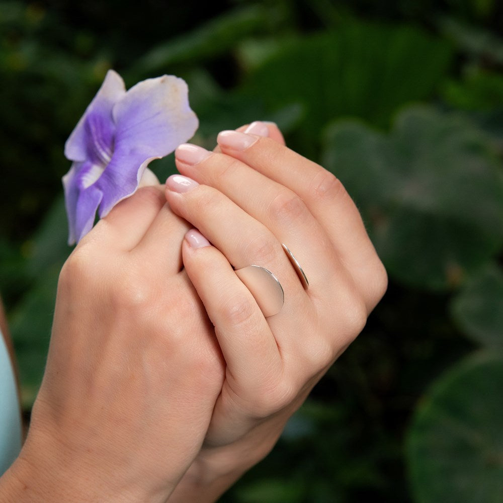 NOK 925 Ring brushed