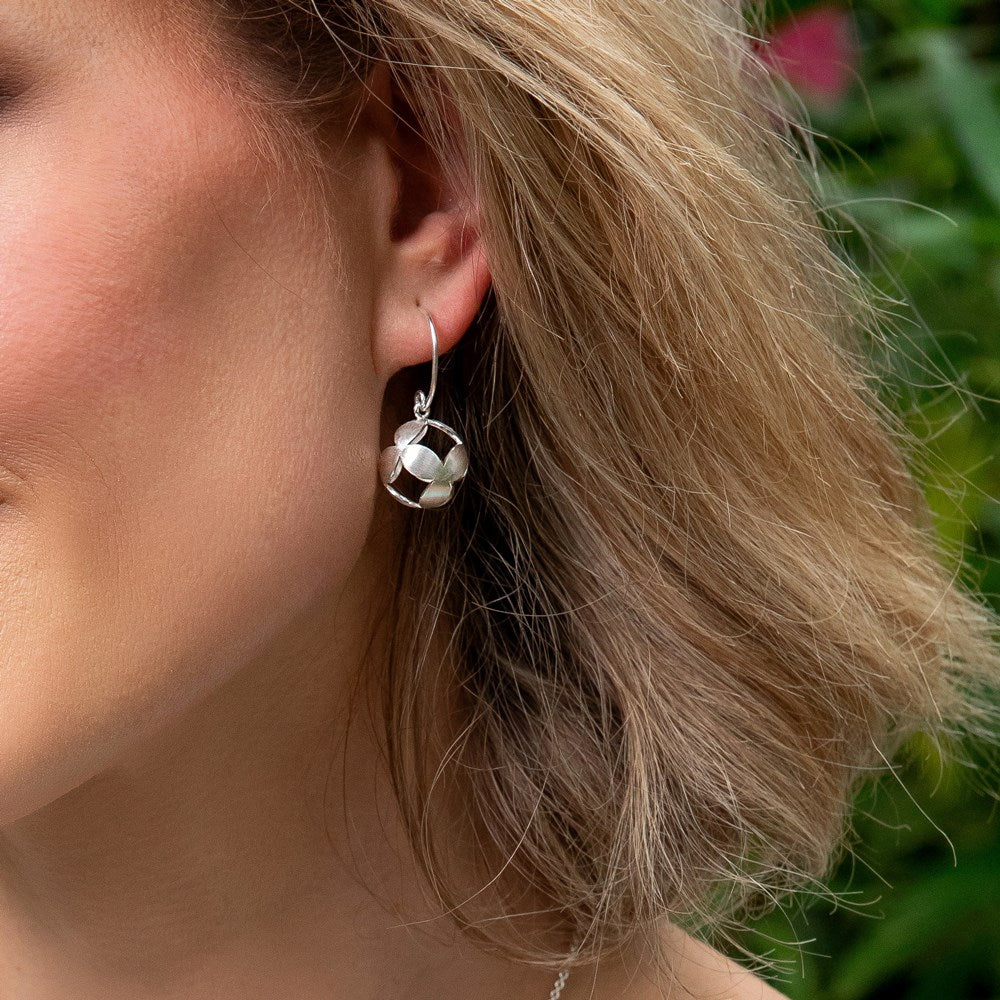 NOK 925 Ohrring matt/glänzend